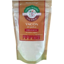 Yacón Orgánico 200g - Rico en Inulina y Prebióticos Sabia Madre Tierra
