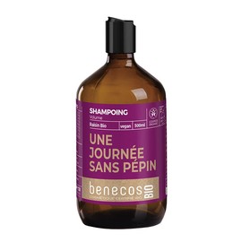 benecos Organic Shampoo Volume Organic Grape - Turn Up the Volume - Vegan - Recycled Plastic