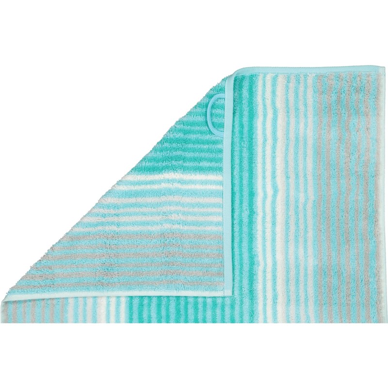 Cawö Home Hand Towels Noblesse Cashmere Stripes 1056 Mint -