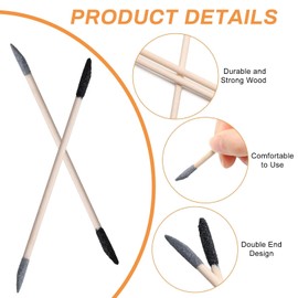 20 Pcs Sanding Stick Double End Matchsticks Sanding Twigs Coolrunner 5.4Inch Sanding Twigs Fine Detailing for Plastic Models Wood Hobby, 150/280 Grit (20)