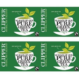 (4 PACK) - Clipper - Pure Green Tea | 80 Bag | 4 PACK BUNDLE