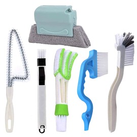 Window Cleaning Brush,Household Window Groove Cleaning Brush, Small Cleaning Brush Set For Kitchen,Blinds Sliding Door Track Gap Corner Cleaning Brush