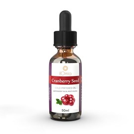 Cold Pressed Virgin Cranberry Seed Oil – 100% Pure and Unrefined – Natural Moisturizer – Cold Pressed from Wisconsin Farms – (120ml)