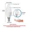 CTKcom LED Candelabra Light Bulbs E14 7W, Equivalent 60 Watt