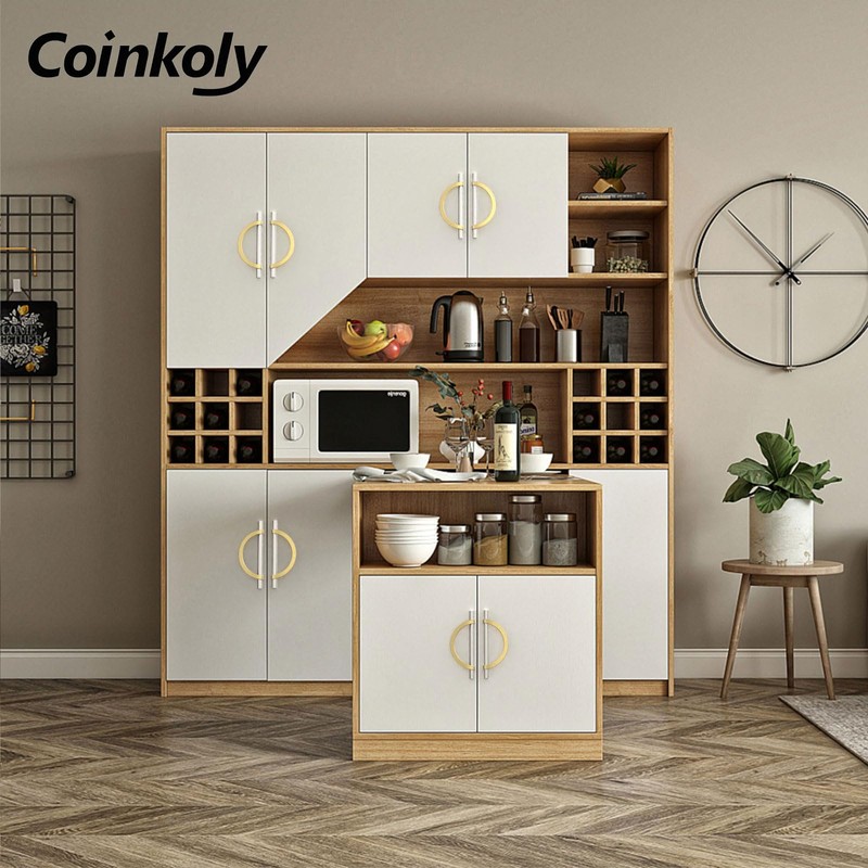 Coinkoly 10 Pack Brushed Satin Nickel and Gold Cabinet Pulls