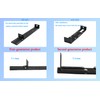 HzCHSyanna Adjustable Mailbox Mounting Bracket,Carbon Steel,Adjustable Design(Only Applicable to mailboxes