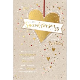 Wishing Well Birthday Card To The Special Person In My Life Studios - 6x9ins