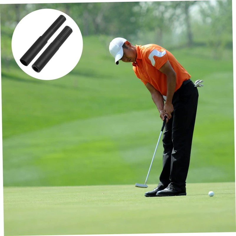 Gatuida 2Pcs Golf Club Shaft Extensions Portable Adjustable Extenders Replaceable