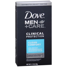 Dove Men + Clinical Care Clean Comfort Solid Deodorant 1.7oz