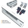 4 Pair 9 Inch Undermount Soft Close Drawer Slides Full