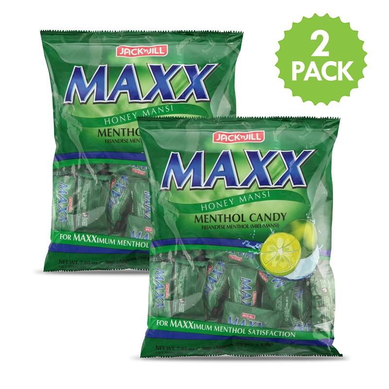 Jack'n Jill - Maxx Honey Mansi Menthol Candy Pack of