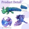 3D Printed Axolotl, 3D Printed Animals for Kids and Adults,