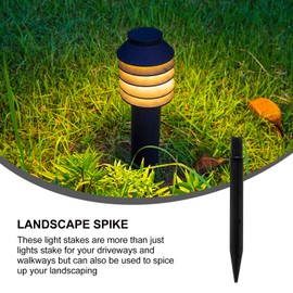 OATIPHO Solar Lights Spikes, 5pcs Replacement Stakes for Solar Lights, Plastic Light Replacement Stakes for Garden Lights Outdoor Christmas Lights, 0.78" x 8"