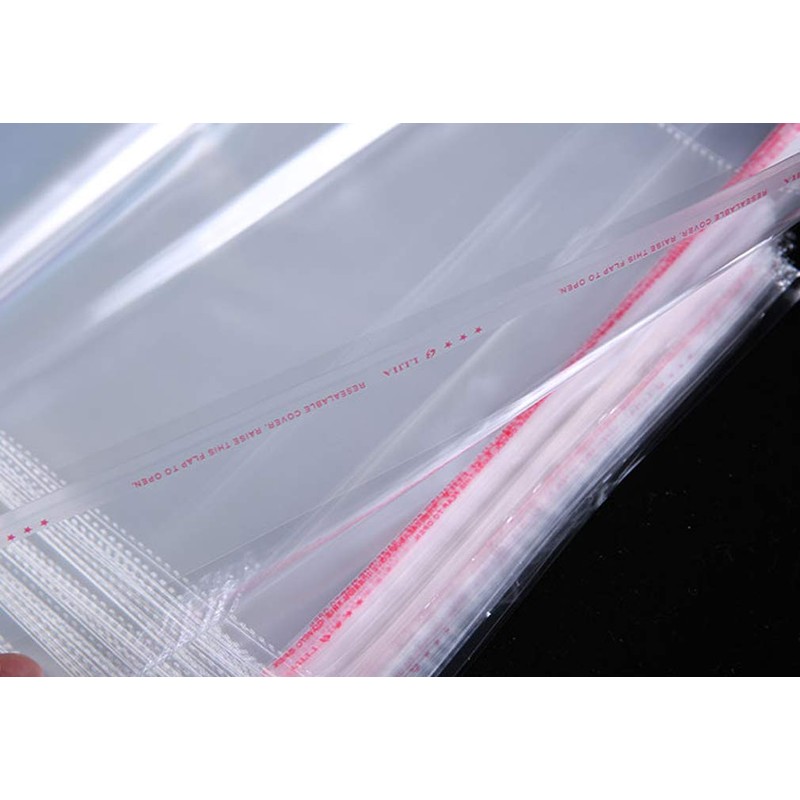 Olive-G Cellophane Transparent Sorting Bag with Tape Accessory Present Transparent