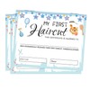 25 Pack My First Haircut Certificate 8x10 Inch-First Haircut Milestone