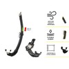 Cressi Unisex's Calibro and Corsica Snorkeling Set, Black, One Size