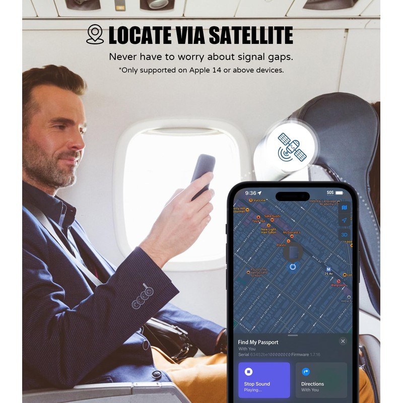 Coredy Passport Holder and Bluetooth Tracker Combo, Travel Must Haves