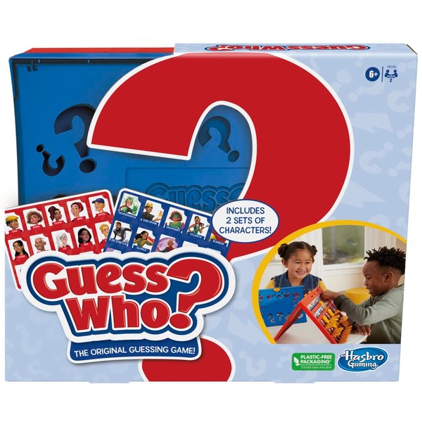 Guess Who? Original Guessing Game, Board Game for Children Aged 6 and Up for 2 Players