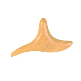 ieron Trigger Scratching Massage, Trident Shaped Guasha Board, Natural Wood Scraping Massage Tool Scraping Plate Massage Tool for Spa Acupuncture
