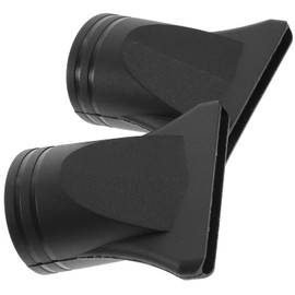 2Pcs Black Blow Dryer Attachment Not Universal Professional Plastic Hair Dryer Hair Dryer Attachment Dryer Nozzle Replacement Narrow Concentrator Blow Flat for Diameter 4.3cm to 4.5cm Diffusers