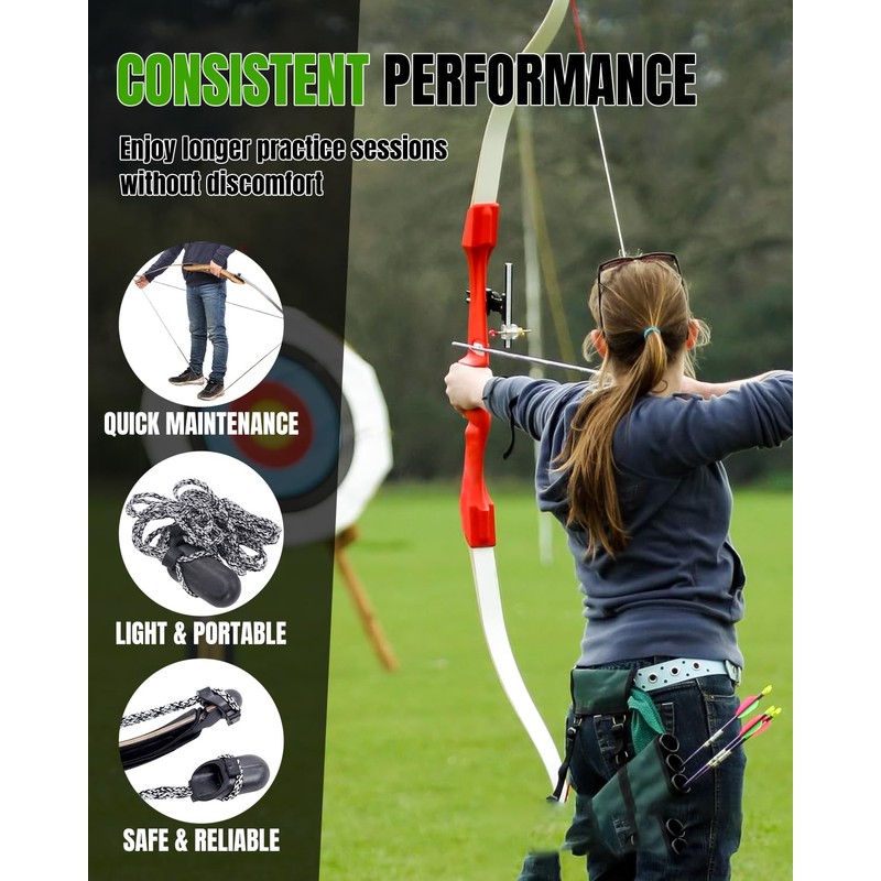 Pawfly Recurve Bow Stringer Tool, Archery Bow Stringer Tool with