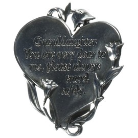 Cathedral Art Heart Visor Clip, Granddaughter