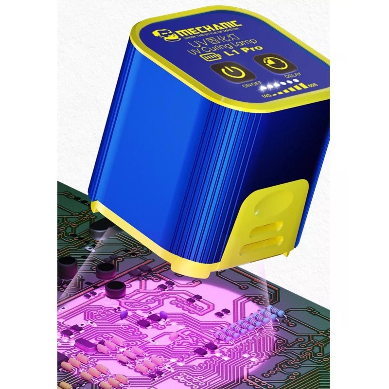 Mgsm Lampara Uv Mechanic Profesional Recargable Secado Uv Mask