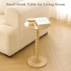 Fultyle Fultyle Round Side Table, Small Drink Table for Small
