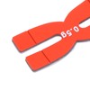 POWERTI 5pcs 0.5g Tennis Badminton Racket Weight Balance Strips Silicone