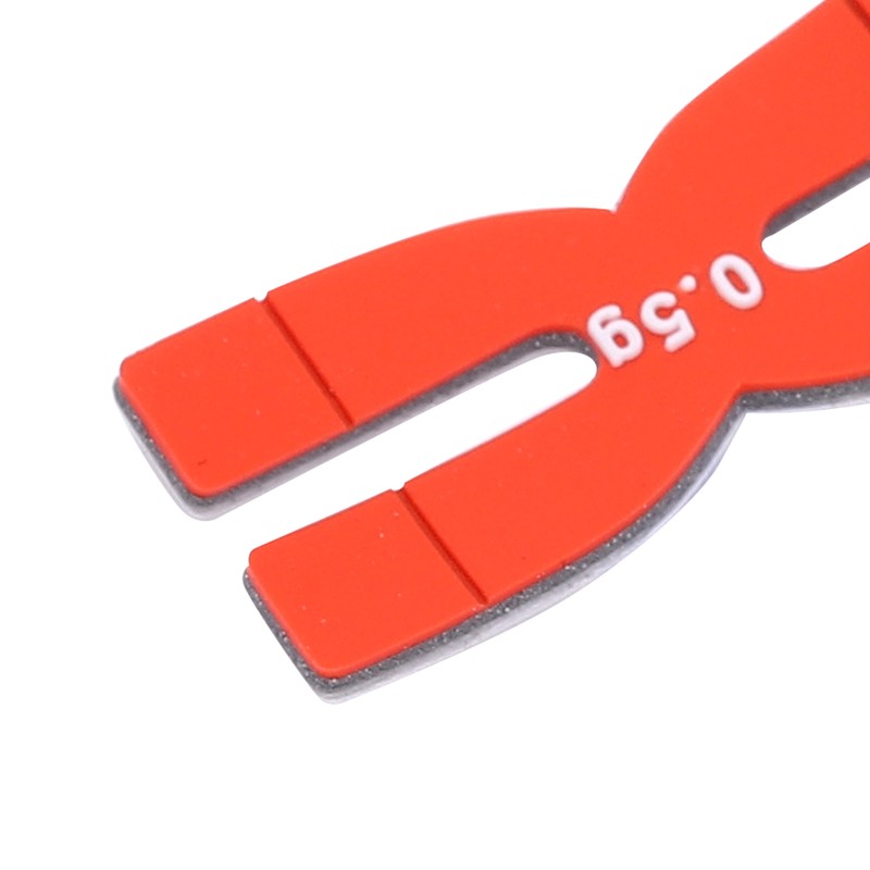 POWERTI 5pcs 0.5g Tennis Badminton Racket Weight Balance Strips Silicone