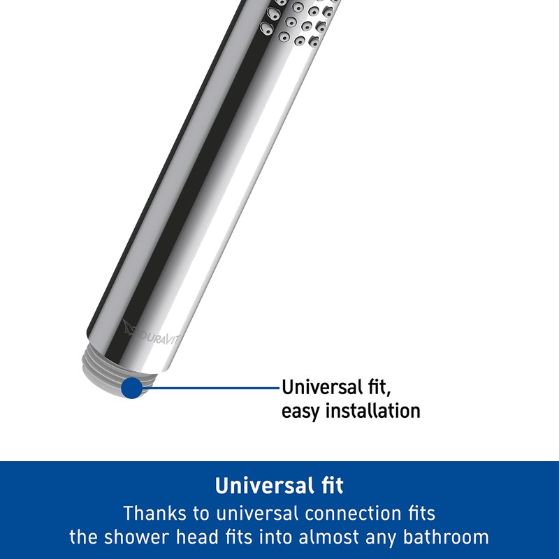 Duravit Univeral Shower Head, Handheld Shower Head with Jet Type