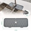 Splash Guard for Sink Faucet, Silicone Sink Splash Drain Drying