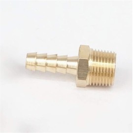 Xuulan Xianglaa-Water Pipe Connector, 1/8" 1/4" 3/8" NPT Male 1/8" 4mm 1/4" 5/16" 3/8" Hose Barb Tail Brass Fuel Fittings Connectors Adapters, Hardware Accessories (Thread Specification : Type 6)