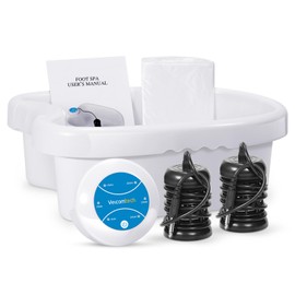 Veicomtech Ionic Foot Bath Detox Machine - Detox Foot Spa System for Home, Salon, Spa Club with 2 Arrays and 100 Tub Liners