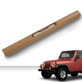 G-PLUS Upper Dash Defrost Vent Bezel Trim Panel Compatible with Jeep Wrangler TJ 1997-2006 55037036 Yellow