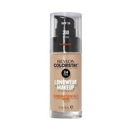 Revlon Colorstay Longwear SPF 15 Makeup Foundation for Combination and Oily Skin, Nude