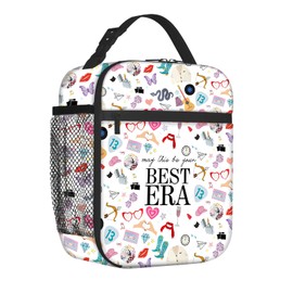 Taylor Inspired May This Be Your Best Era Lunch Bag Lunch Box, Friendship Gift for Teen Girls Kids Daughter, Fans Merch