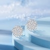 Crafted with 925 silverAnd zircon, these Christmas earrings offer a