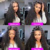 Deep Wave Lace Front Wigs Human Hair 20 Inch 13x4
