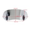 Motorcycle windscreen, wind deflector holder, tawny, stylish, comfortable, weatherproof, universal