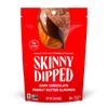 SkinnyDipped Dark Chocolate Peanut Butter Almonds, Healthy Snack, Plant Protein,