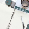 A6 Size, 6 Holes, Loose Leaf PVC, Transparent Binder, Simple