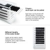 Acrylic 5 Layers clear Eyelash Storage Box, Makeup Display Container,
