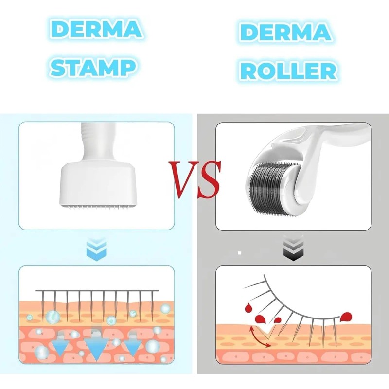 Microagujas Ajustable Para Facial Belleza Regenera Colágeno