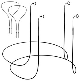 Cordón Para Tapones Para Los Oídos [2 Piezas] Con Cable De Seguridad Magnéticoresistente A Tirones,Cordón De Silicona Flexible Con La Mayoría De Los Tapones,Evitar Gota (Metales ferrosos, talla única)