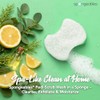 Spongeables Pedi Scrub Foot Buffer 20+, Citron Eucalyptus Aromatherapy, 2-Ounce