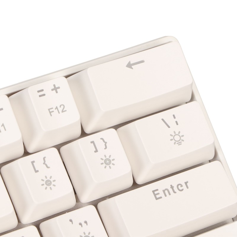 61 Key Mechanical Keyboard Portable Compact 60% Gaming Keyboard with