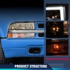 PIT66 Headlights Assembly Front Headlamp LED Light Bar Compatible with