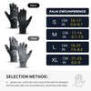 KynciLOR Womens Winter Gloves Mens Thermal Gloves with Touchscreen Fingers