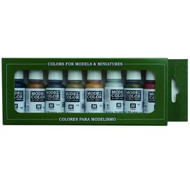 Vallejo Model Colour 8 Colours Set 70118 Metallic Colours (8)
